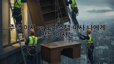 주택 이사 vs 오피스텔 이사: 나에게 맞는 이사는? 🤔